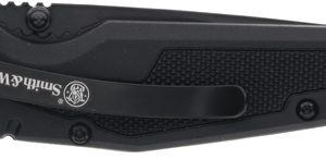 S&W KNIFE S.W.A.T SPRING ASST - 3" BLACK/BLACK LINER LOCK