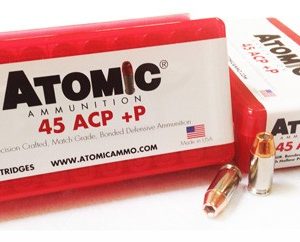 ATOMIC AMMO .45ACP +P - 185GR. BONDED JHP 50-PACK