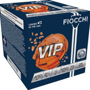 FIOCCHI VIP 410 2.5" 1/2OZ - #7.5 1250FPS 250RD CASE LOT