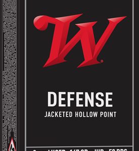 WINCHESTER DEFENSE 9MM LUGER - 147GR JHP 50RD 10BX/CS