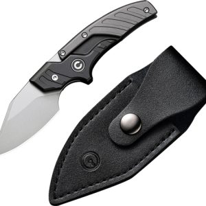 CIVIVI KNIFE TYPHOEUS 2.27" - BLACK/GRAY ALUMINUM/STONEWASH