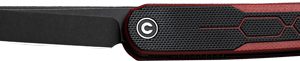 CIVIVI KNIFE KWAIQ 2.97" - BURGANDY-BLACK/BLACK STONEWASH
