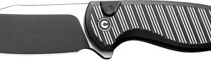 CIVIVI KNIFE STORMHOWL 3.3" - BLACK ALUMINUM/BLACK STONEWASH