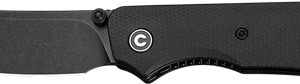 CIVIVI KNIFE CRABBY 2.7" BLACK - CANVAS MICARTA BLACK STONEWASH