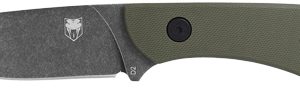 COBRATEC D2 SKINNER 3.75" FULL - TANG OD GREEN G10 W/KYDEX SHTH