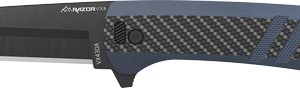 OUTDOOR EDGE RAZOR VX4 3" FLDR - CARBON BLUE G10 BLACK DP
