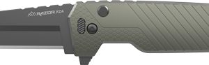 OUTDOOR EDGE RAZOR XD4 3" - FOLDER EDC GREEN UTILITY BLAD