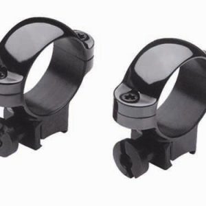 Burris Deluxe Solid Steel .22 Rings 1" Medium 0.80 Actual Height - Matte