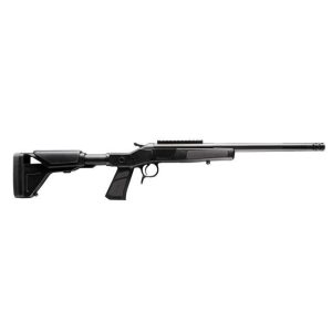 CVA Scout XP-SB Rifle .300 Blackout Single Shot 16.5" Threaded Fluted Stainless Steel Barrel w/Graphite Black Stock