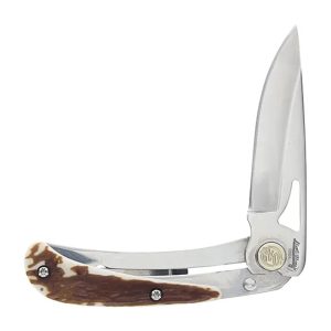 Uncle Henry 3UH Large Folding Knife 2-7/10" Drop Point Blade Staglon
