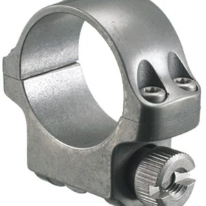 Ruger Steel Scope Ring - Single (3KTG) 1" Low .812" Height - Target Grey Stainless Finish
