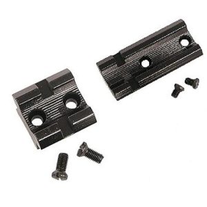 Weaver Standard Top Mount Aluminum Scope Base - Gloss Black - #20A - FRONT