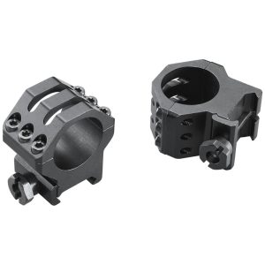 Weaver 6-Hole Aluminum Scope Rings 1" High Matte