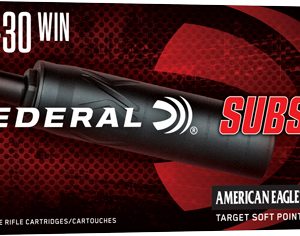 FEDERAL 30-30 WIN 170GR - SP SUBSONIC 20RD 10BX/CS