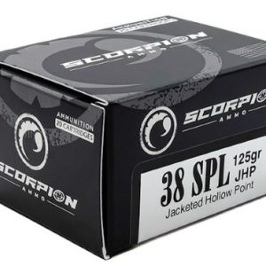 SCORPION 38SPL - 125GR JHP 20RD 10BX/CS