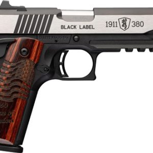 BROWNING 1911-380 BLACK LABEL - MED PRO 380ACP 4.25" RAIL 250