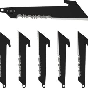 OUTDOOR EDGE 3" UTILITY W/ - SERRATIONS REP BLADES 6-BLADES