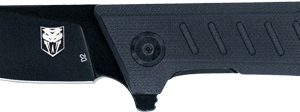 COBRATEC SMALL RIPTIDE FOLDER - 2" BLACK/BLACK D2 BLADE