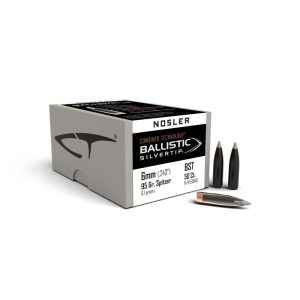 Nosler Ballistic SilverTip Hunting Rifle Bullets 6mm .243" 95 gr SBT-BSTIP 50/ct