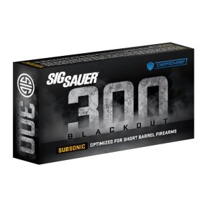Sig Sauer Tac-TX Rifle Ammunition .300 Blackout 110gr JSP 1000 fps 20/ct