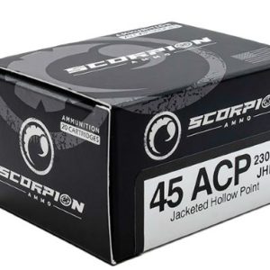 SCORPION 45ACP - 230GR JHP 20RD 10BX/CS