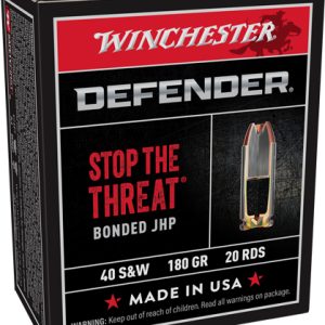 WINCHESTER SUPREME ELITE 40 SW - 165GR PDX1 DEF 20RD 10BX/CS