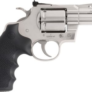 COLT GRIZZLY 357MAG 3" 6RD - POLISHED STAINLESS HOGUE GRIPS