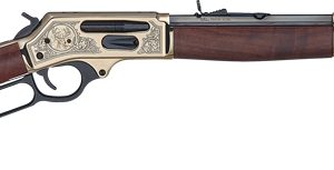 HENRY H9 BRASS SIDE GATE 30-30 - 20" BRASS WALNUT WILDLIFE ED.