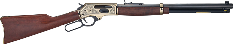 HENRY H9 BRASS SIDE GATE 30-30 - 20" BRASS WALNUT WILDLIFE ED.