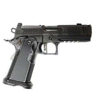 Alpha Foxtrot AF1911-Romulus MOS Adapter Handgun 9mm Luger 17(1) & 20rd(1) Magazines 3.5" Comp Threaded Barrel DLC Black